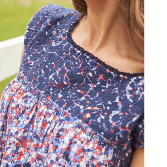 Mi Golondrina Flores Blouse sz Large - Picture 2 of 6